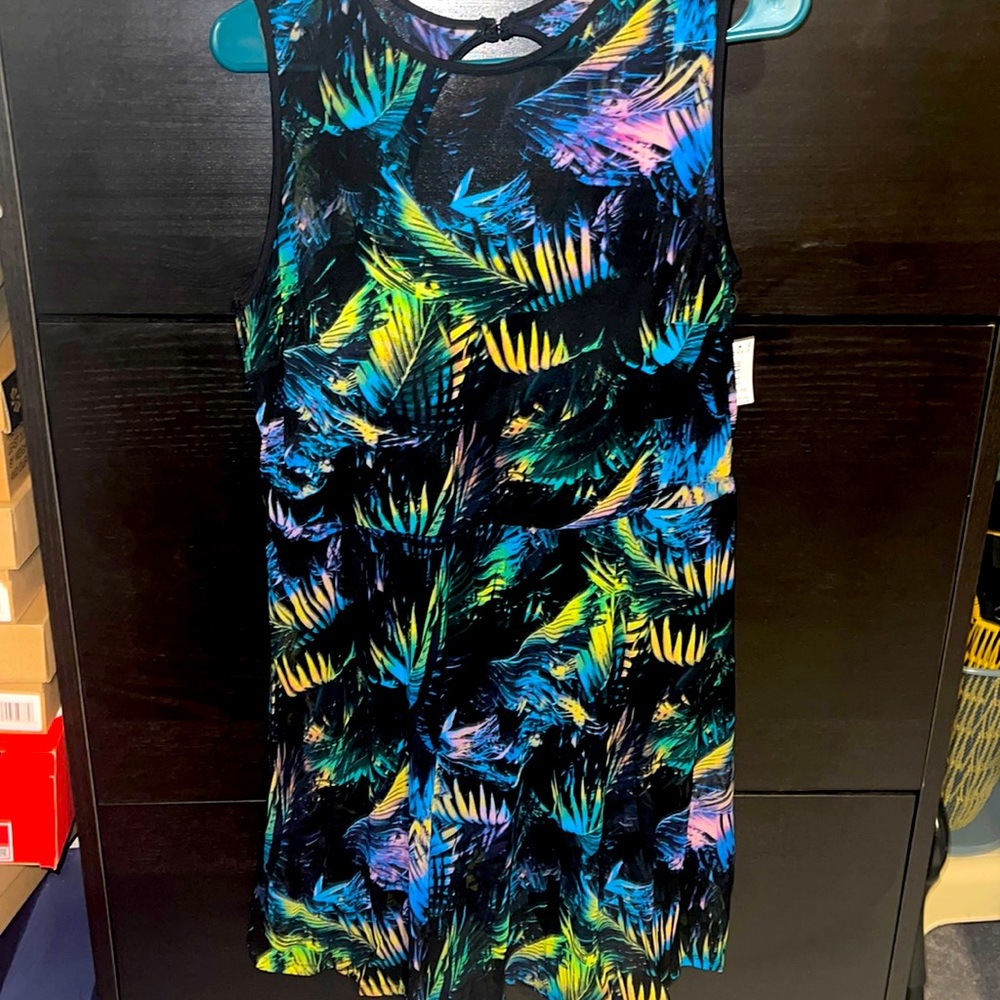 New Torrid Palm Tree one piece Swimsuit